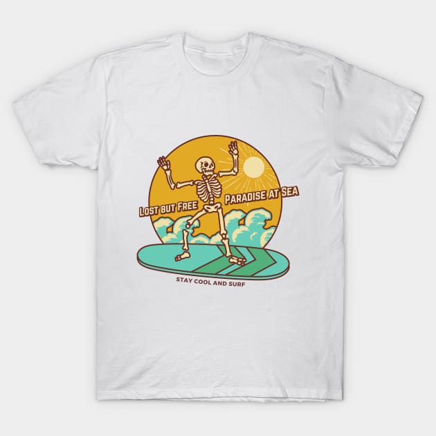 Stay Cool And Surf design T-Shirt by jkshop